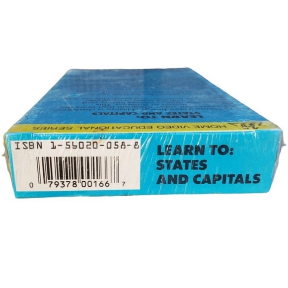 Learn To: States and Capitals 1989 Factory Sealed VHS Tape - Picture 5 of 10
